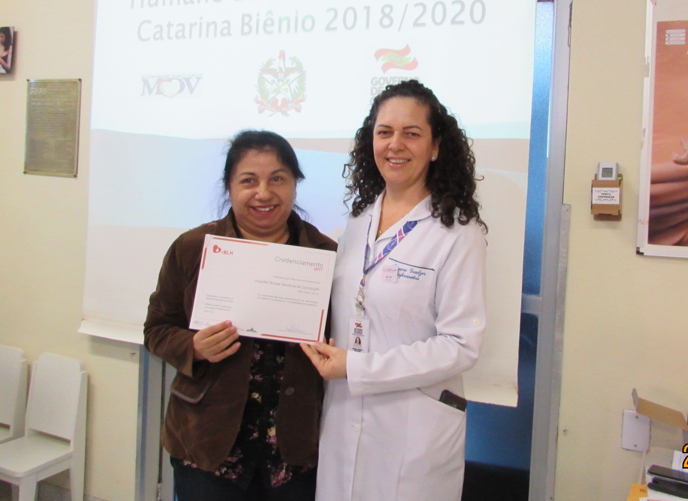 Banco de leite humano do HNSC é reconhecido