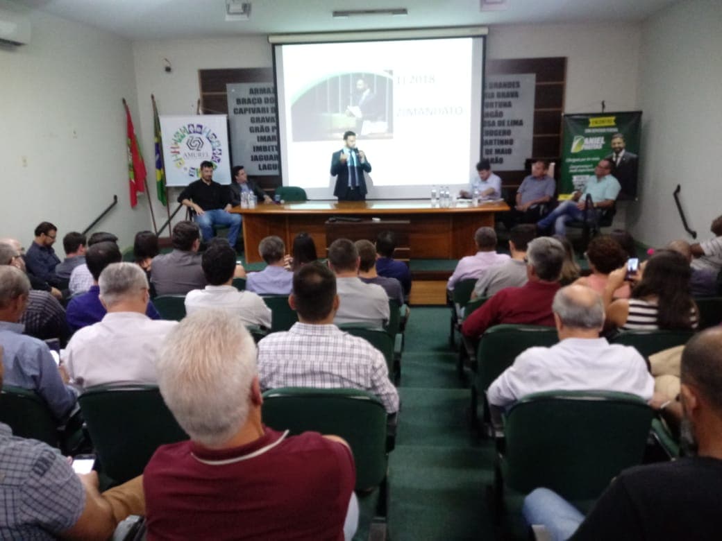 Em Tubarão, Daniel Freitas garante que desempenhará mandato com atenção para a cidade