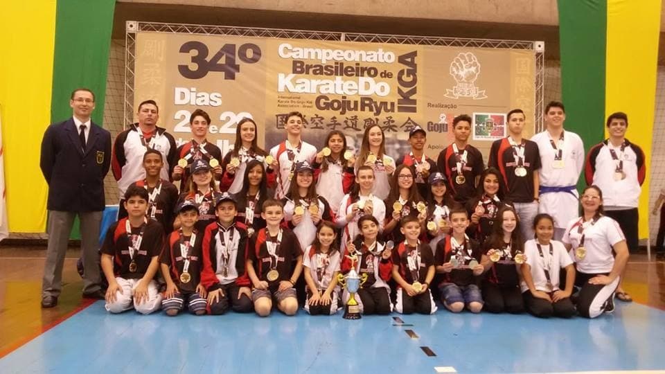 Caratecas disputam o Campeonato Brasileiro em Osasco