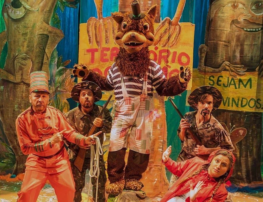 Arena recebe a peça Chapeuzinho Vermelho e o Lobo Mau
