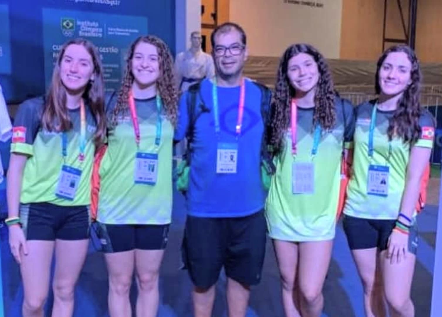 Nadadoras tubaronenses defendem SC nos Jogos Escolares da Juventude