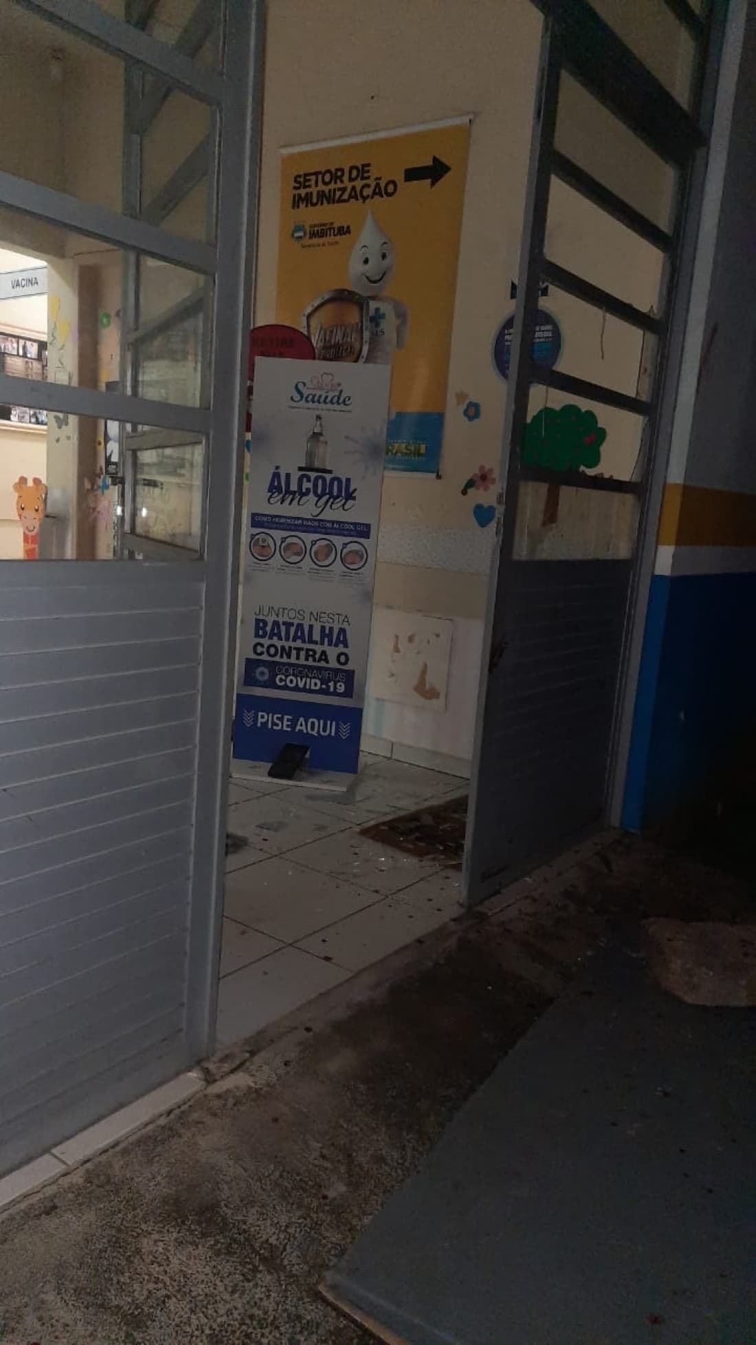 Policlínica Central de Imbituba é arrombada