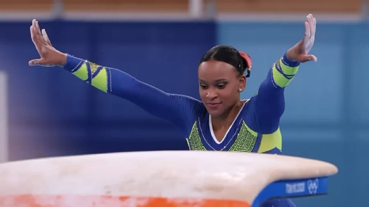 🥇 OLIMPÍADA: Rebeca Andrade salta para a história e é ouro nos Jogos de Tóquio