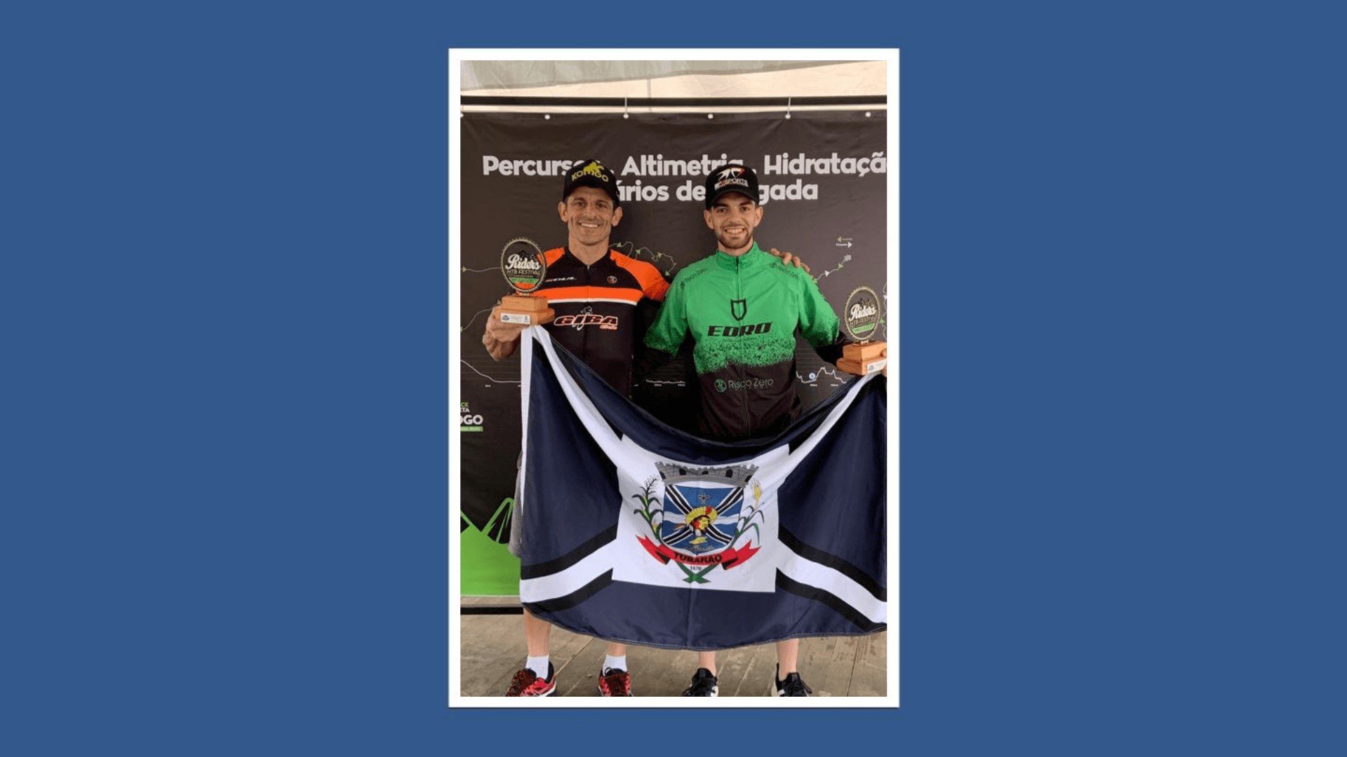 Ciclistas de Tubarão se destacam em evento, em Camboriú