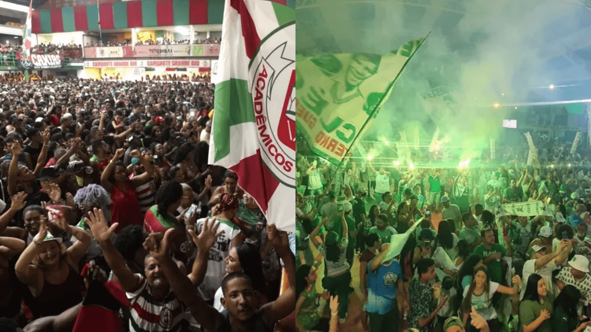 Grande Rio e Mancha Verde são as escolas de samba campeãs do Carnaval do RJ e SP