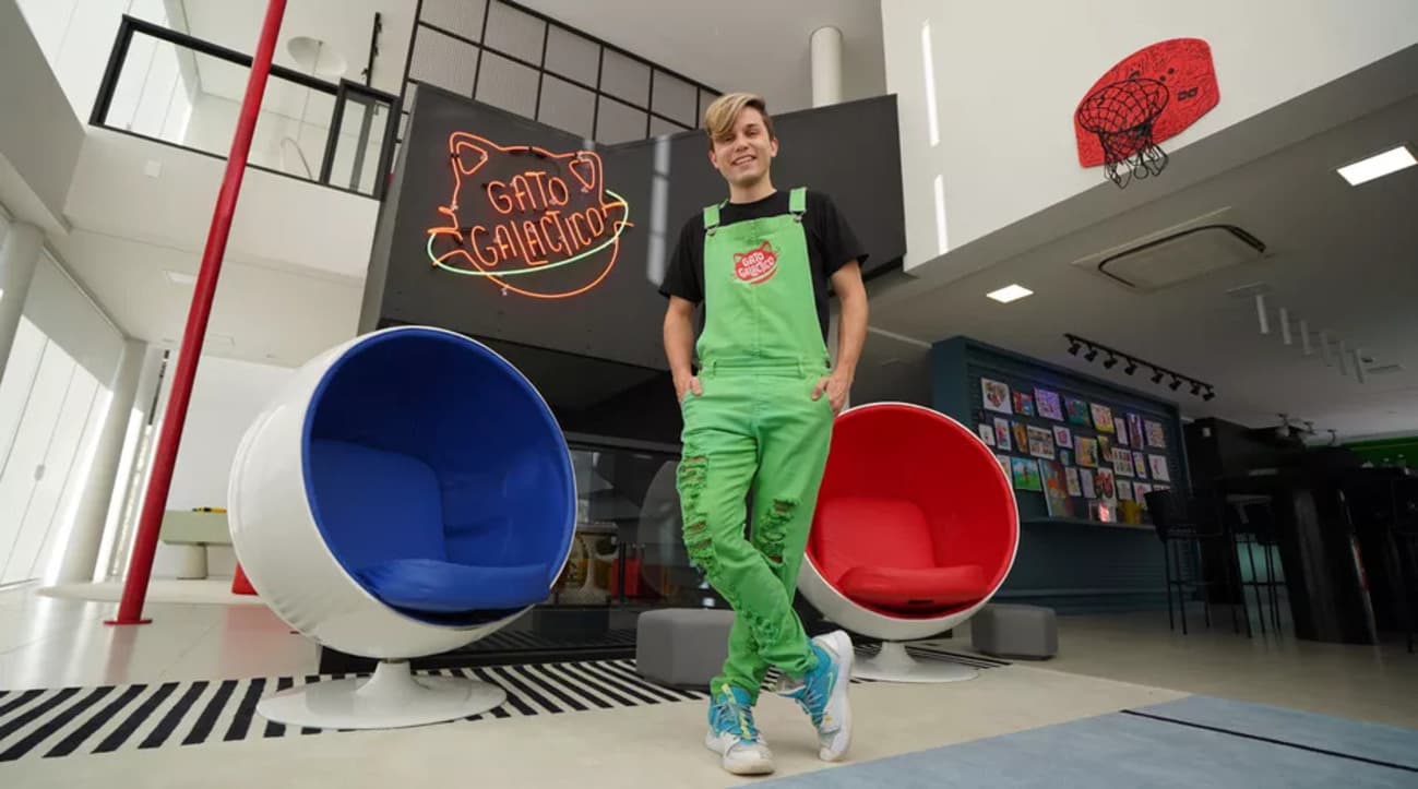 Youtuber Gato Galáctico se apresenta no Farol Shopping no próximo dia 28