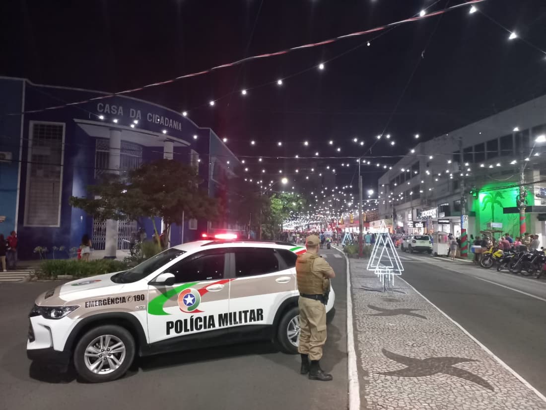 Polícia Militar inicia operação de segurança durante período natalino