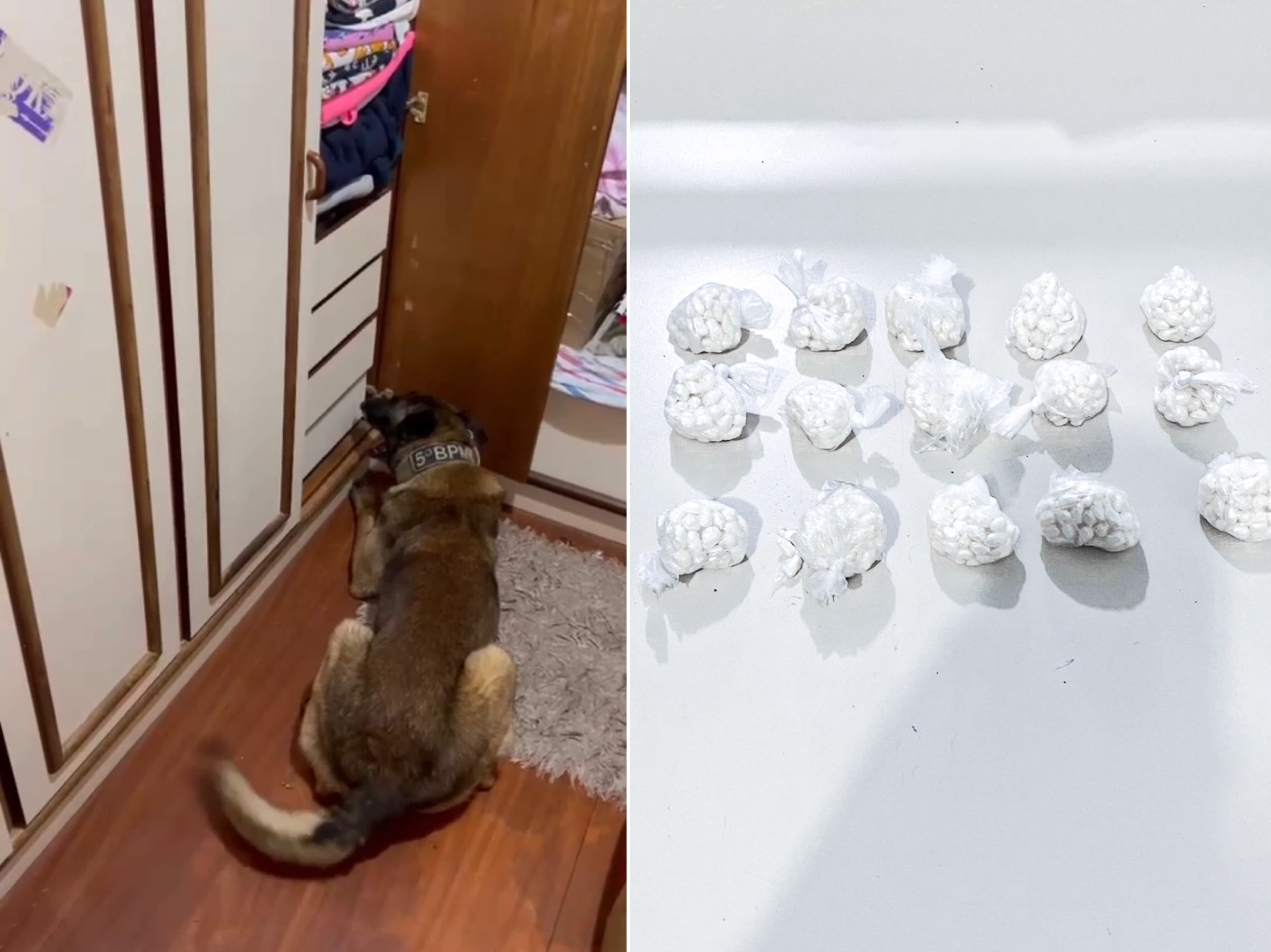 Quase mil pedras de crack são apreendidas com jovem