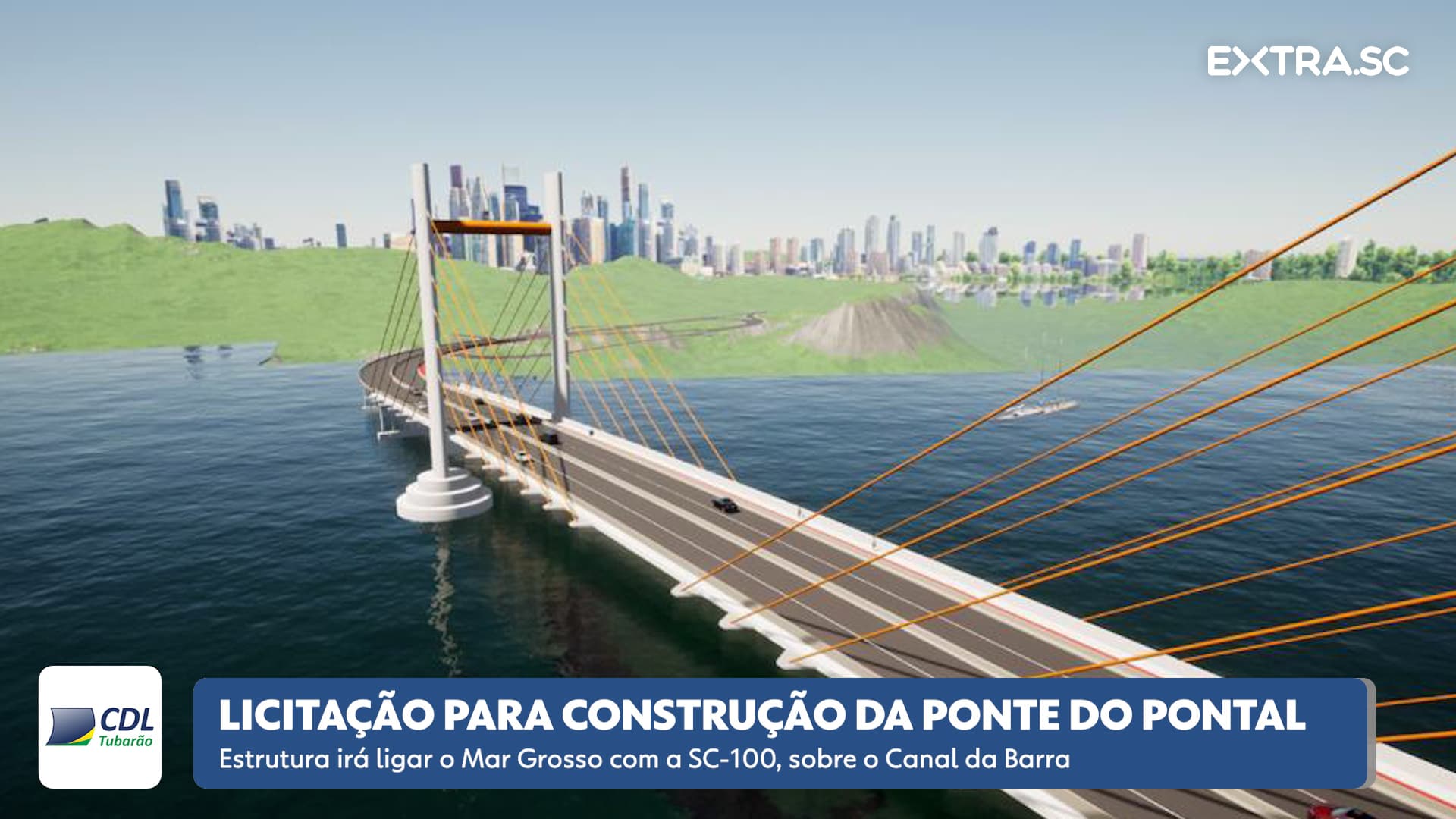 Autorização para licitação da Ponte do Pontal, em Laguna, é assinada