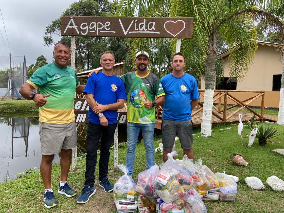 Mais de uma tonelada de alimentos é repassada a entidades de Laguna