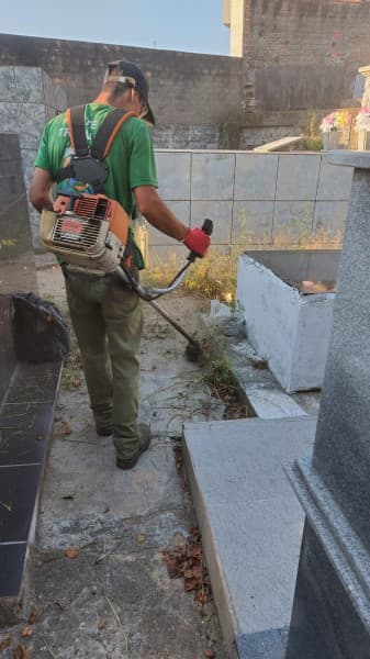Fundação Irmã Vera realiza mutirão de limpeza nos cemitérios de Laguna