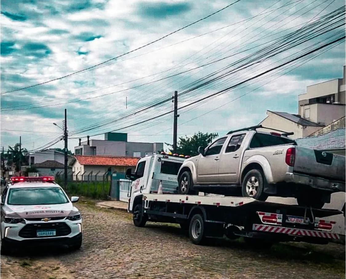 Veículo furtado em Criciúma é recuperado em Tubarão