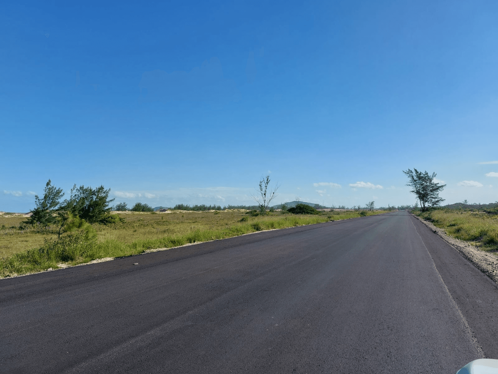 Estrada entre o Gi e a Praia do Sol tem mais de 5 km asfaltados