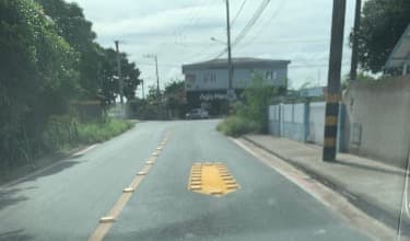 Sinalização para redução de velocidade é implantada na Estrada da Madre