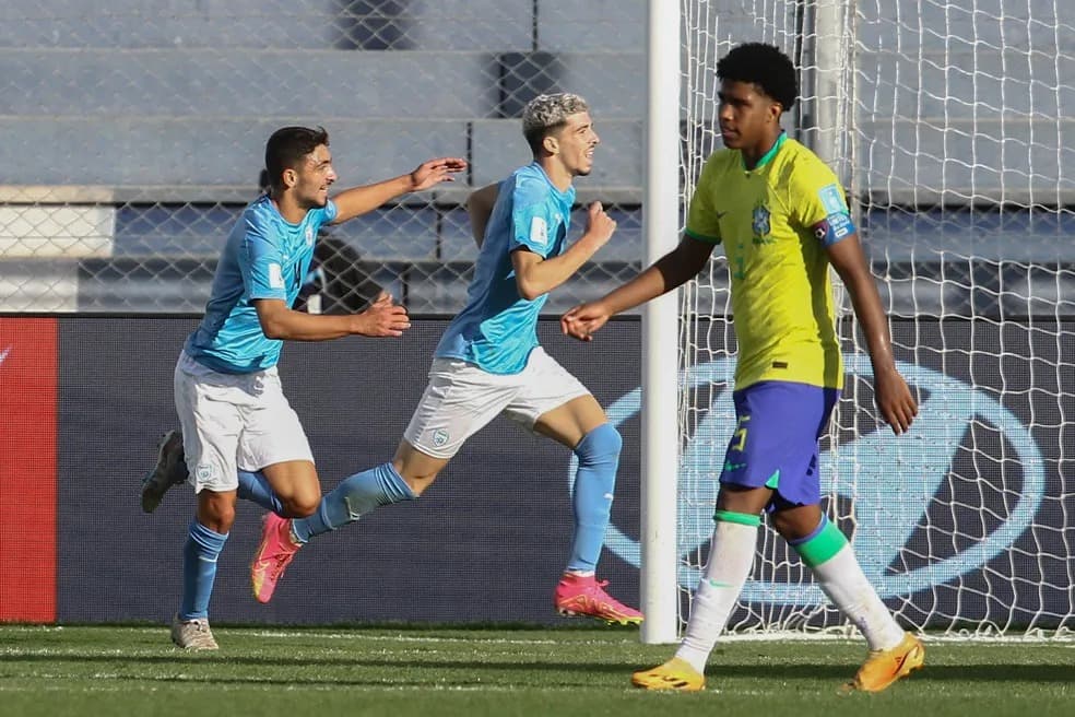 Brasil leva virada de Israel e é eliminado da Copa do Mundo Sub-20