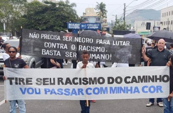 Manifestação pacífica contra o racismo será realizada em Tubarão nesta segunda-feira (14)