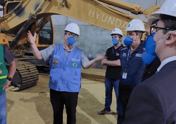 Empresa cuja atividade estava causando problemas respiratórios é parcialmente interditada em Imbituba