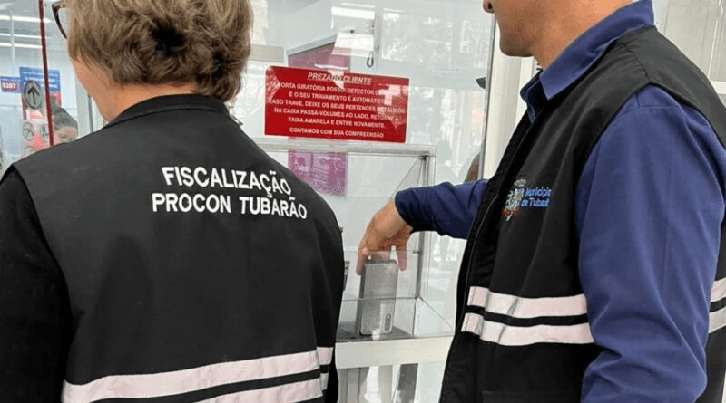 Agências bancárias de Tubarão são orientadas sobre tempo de espera