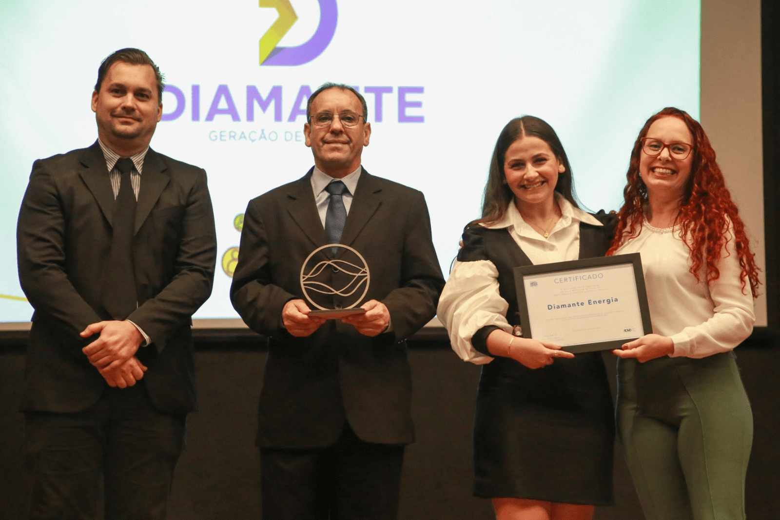 Diamante Energia é premiada no "Empresa Cidadã"