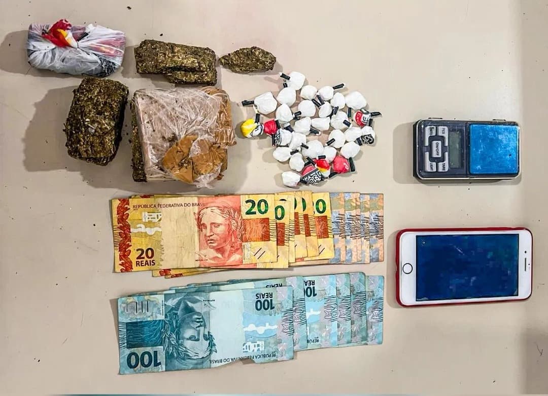 Jovens de 16 e 19 anos são presos por tráfico de drogas em Tubarão