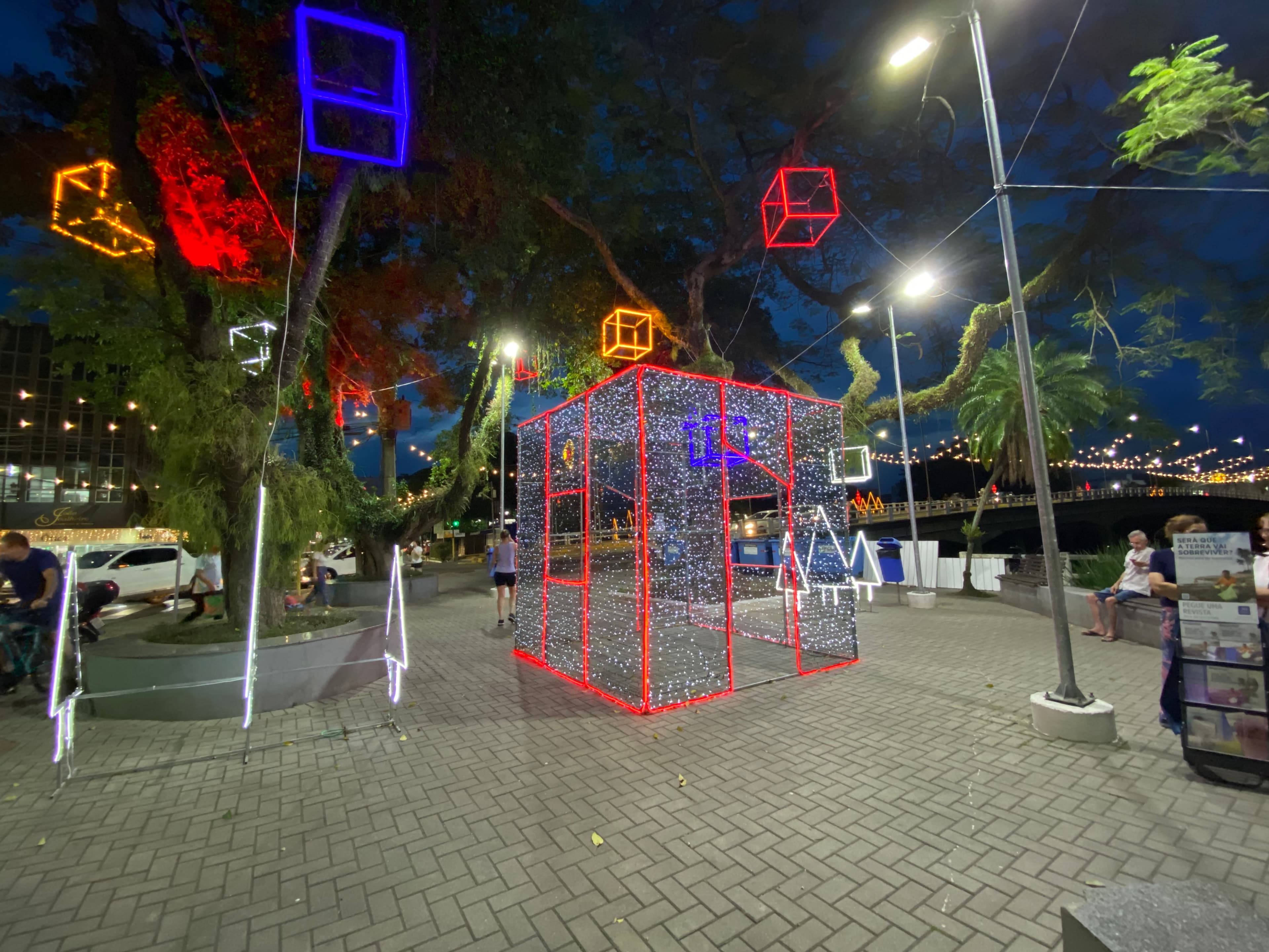 Decoração natalina de Tubarão ficará montada até janeiro