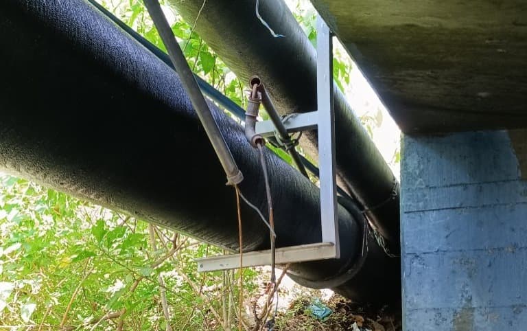 Fiação elétrica da "ponte do quartel" é furtada em Tubarão