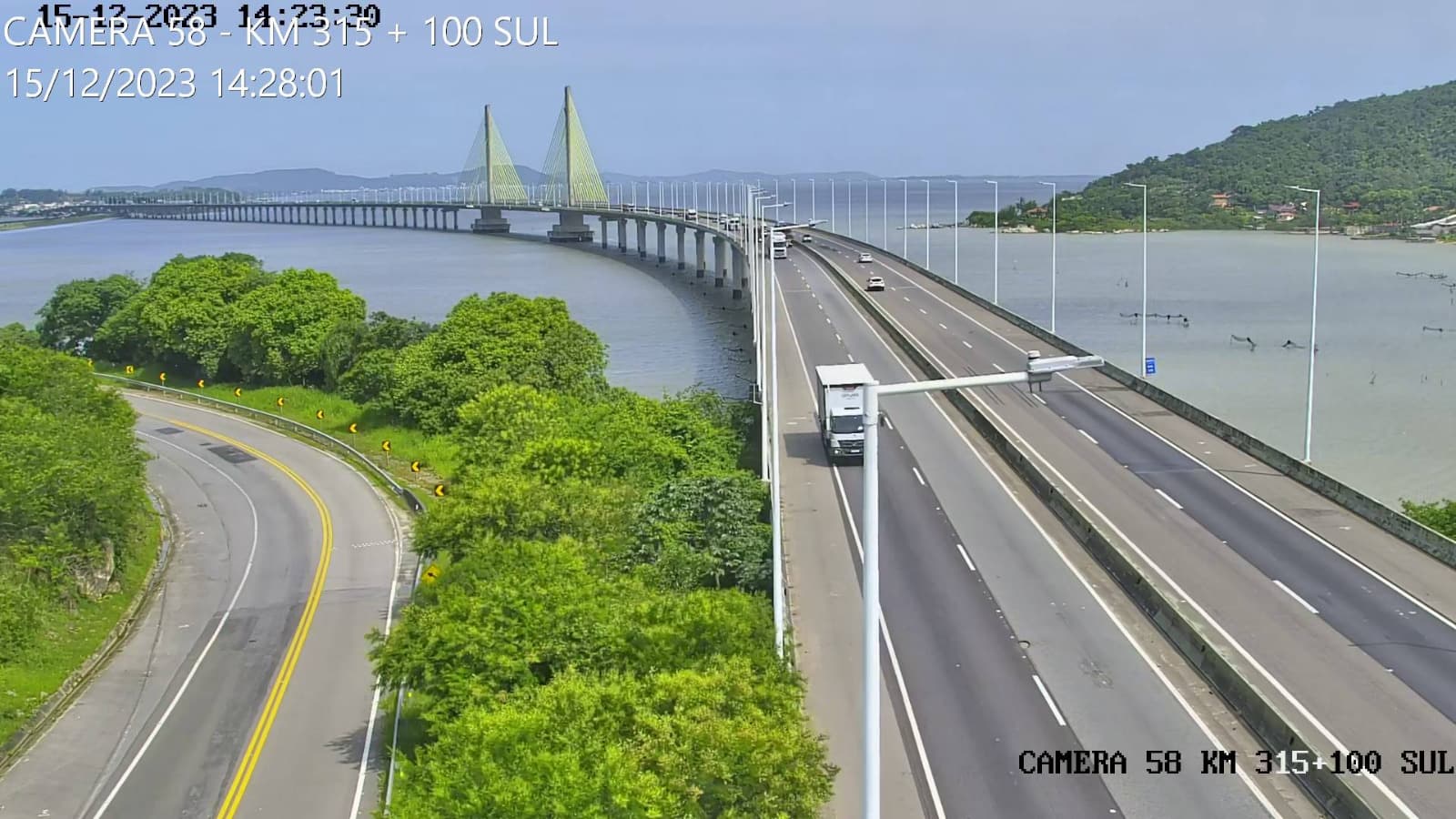 Novas câmeras de monitoramento operam no trecho Sul da BR-101