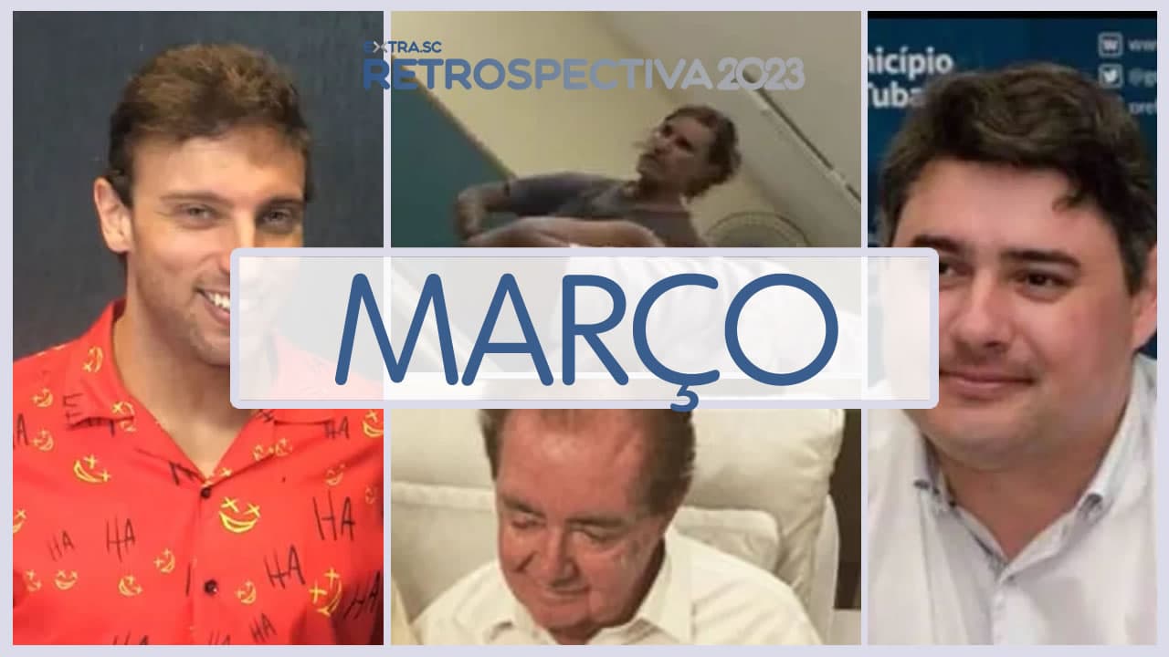 MARÇO: Douglas Antunes é preso, Leo Lins tem show censurado, professor faz apologia ao nazismo e morre Diomar da Silva