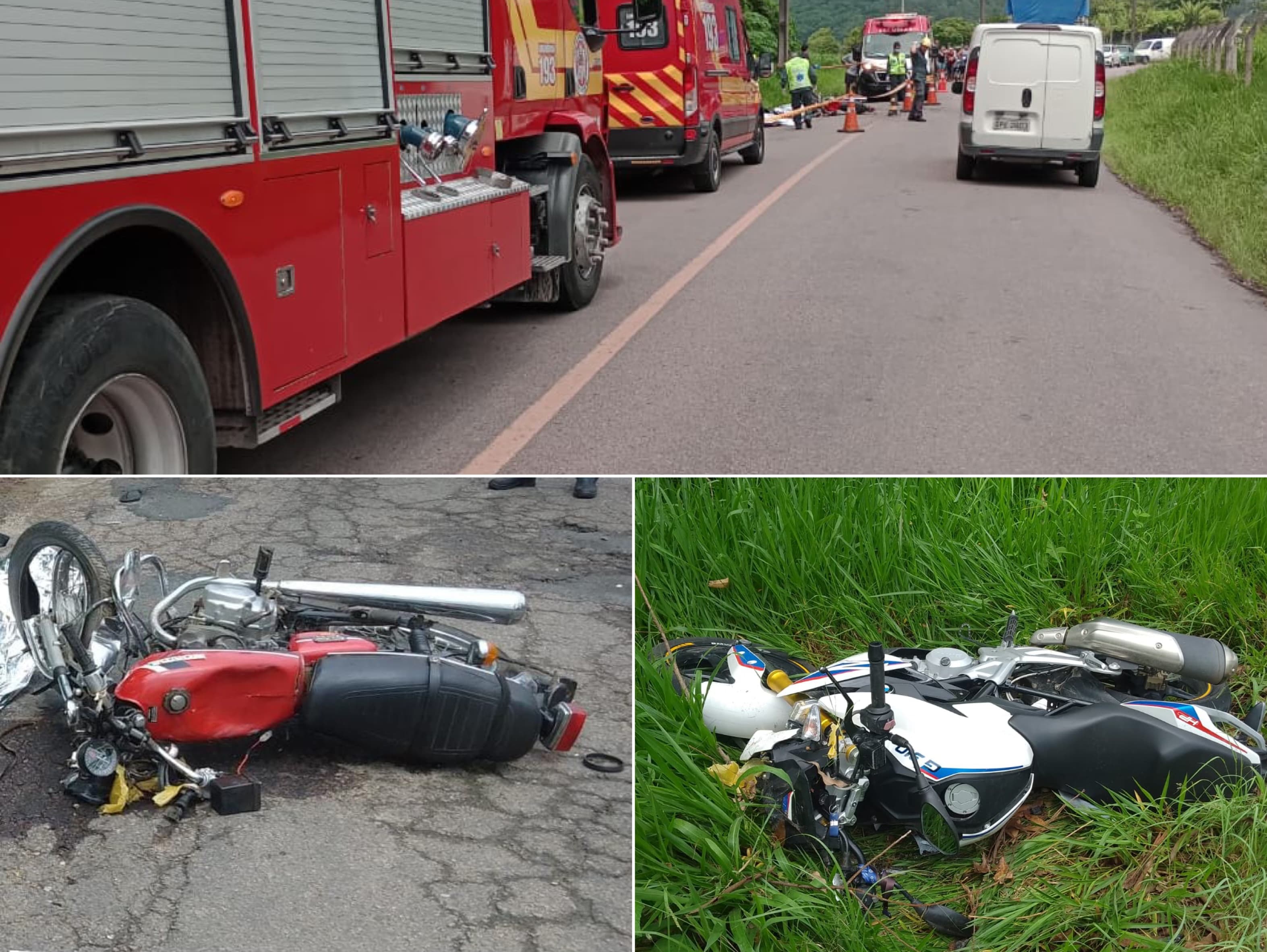 Dois motociclistas morrem em acidente em Tubarão