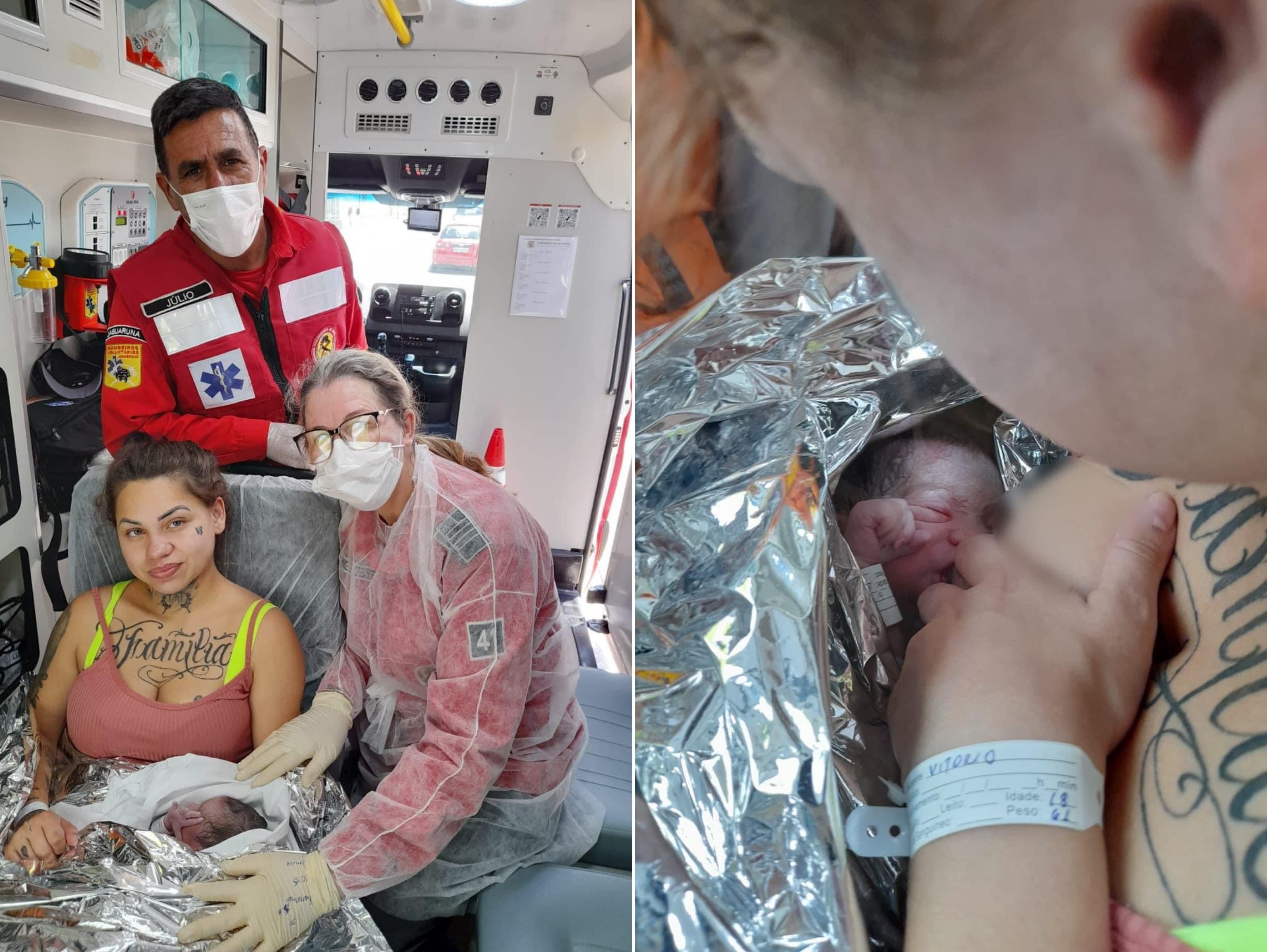 Mãe dá à luz em casa com 35 semanas de gestação