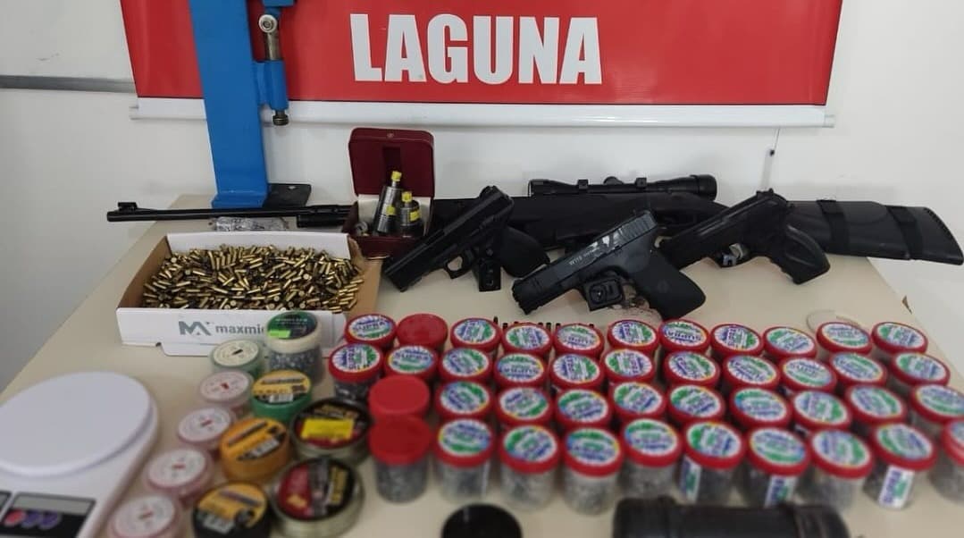 Homem é preso por fabricação ilegal de munições
