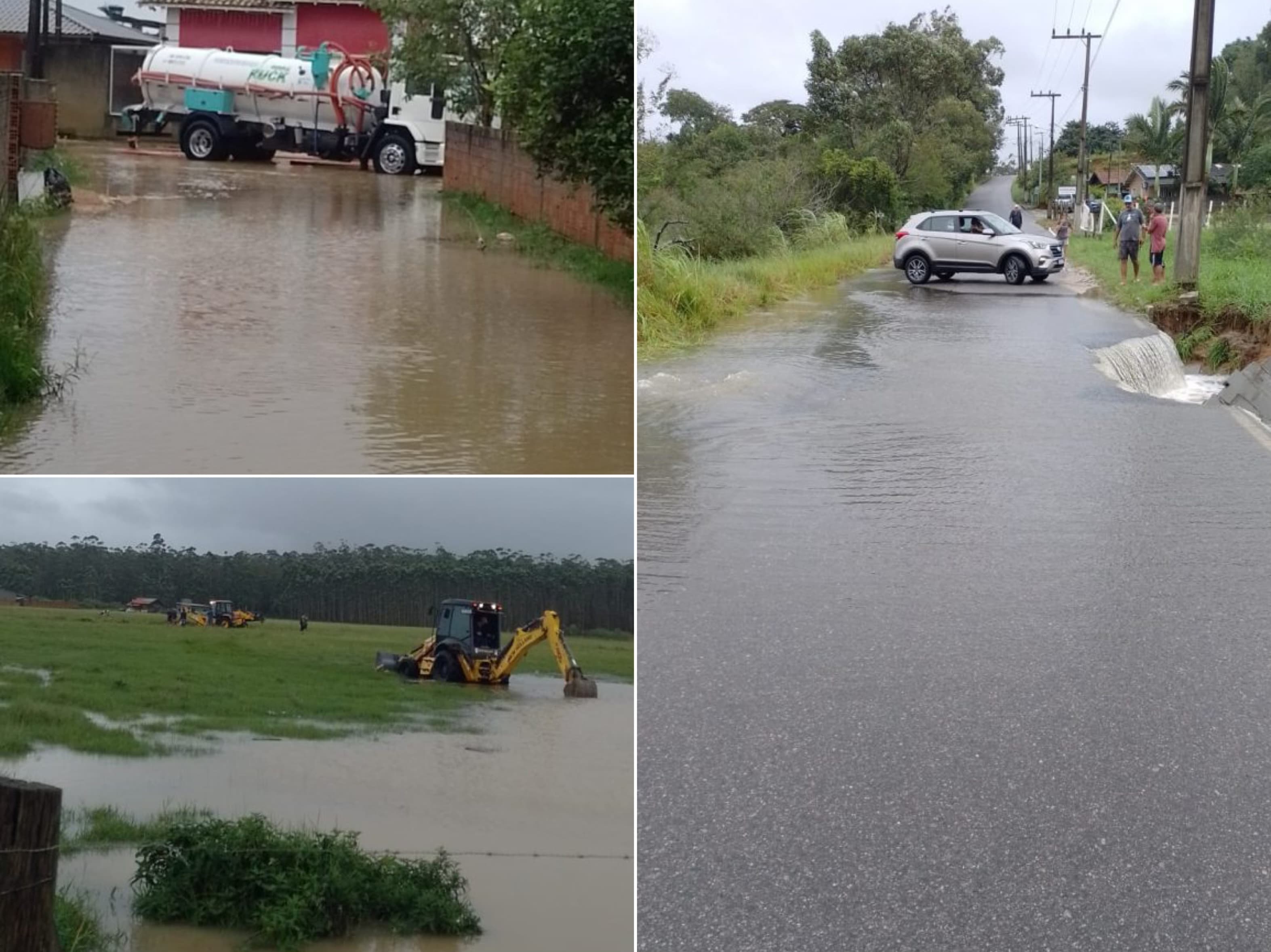 Imbituba decreta situação de emergência por causa das chuvas