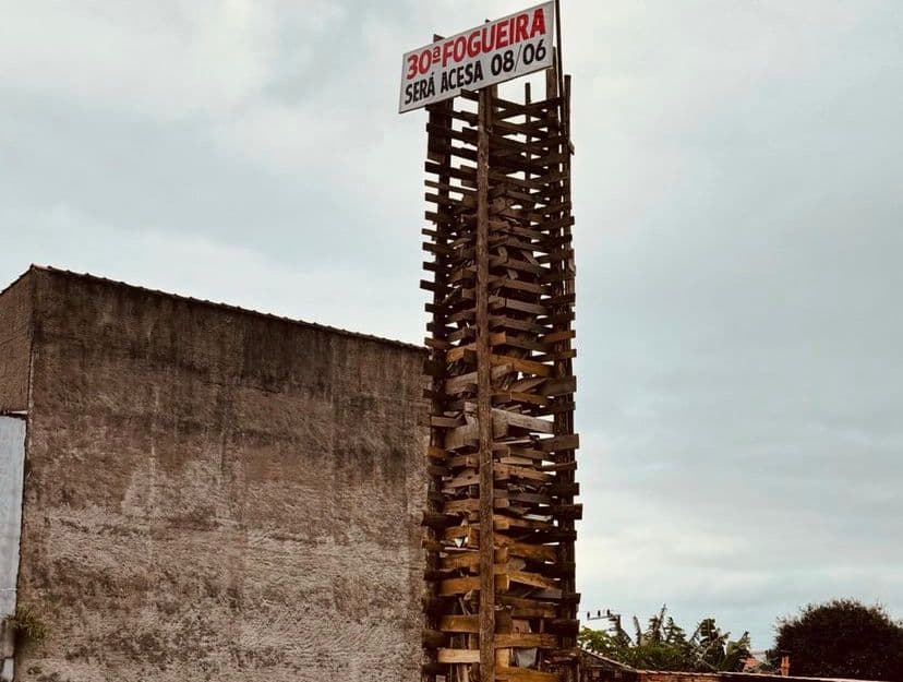 Tradicional queima da fogueira da festa da Passagem é neste fim de semana