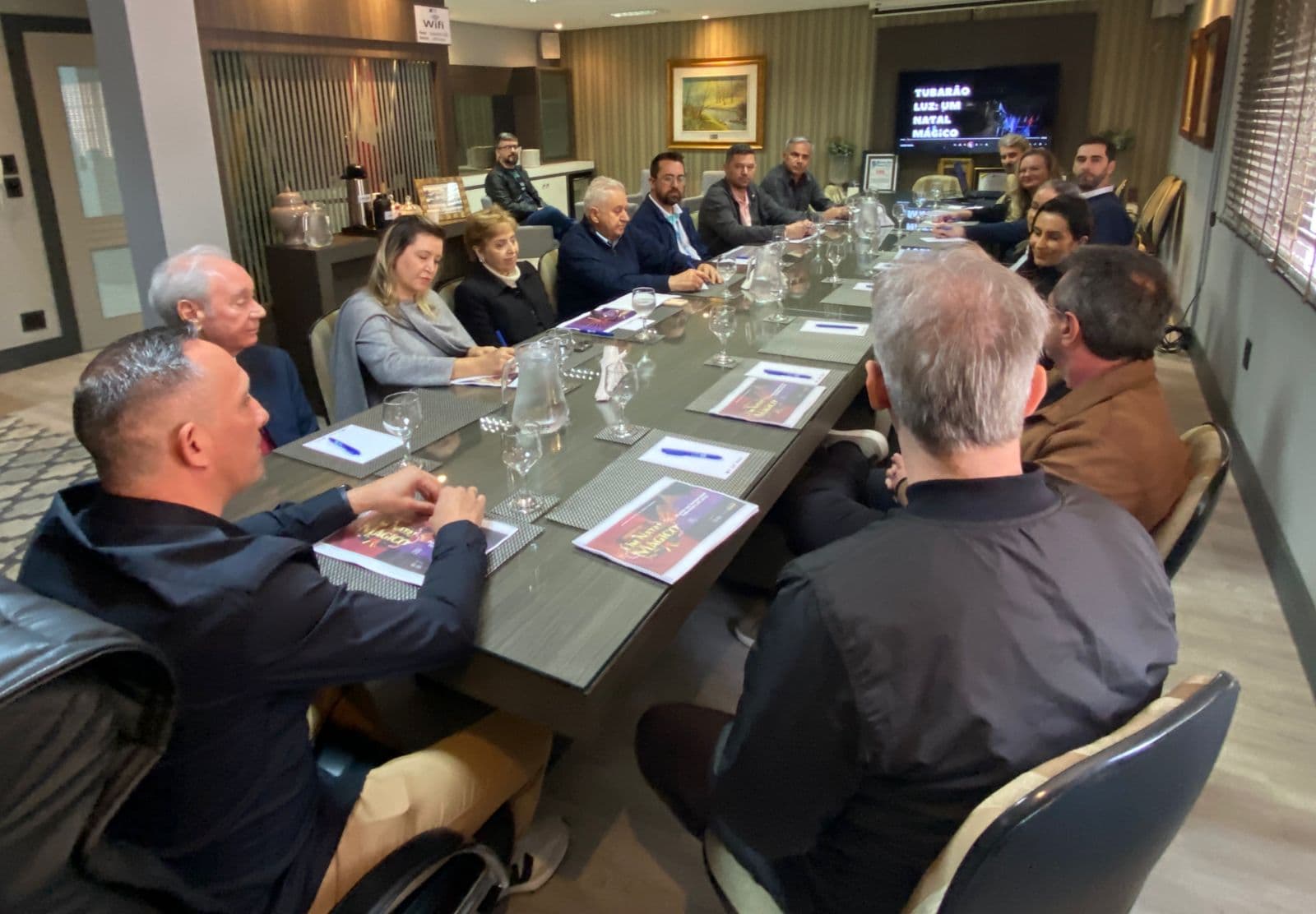 Projeto de Natal de Tubarão é apresentado a possíveis apoiadores empresários