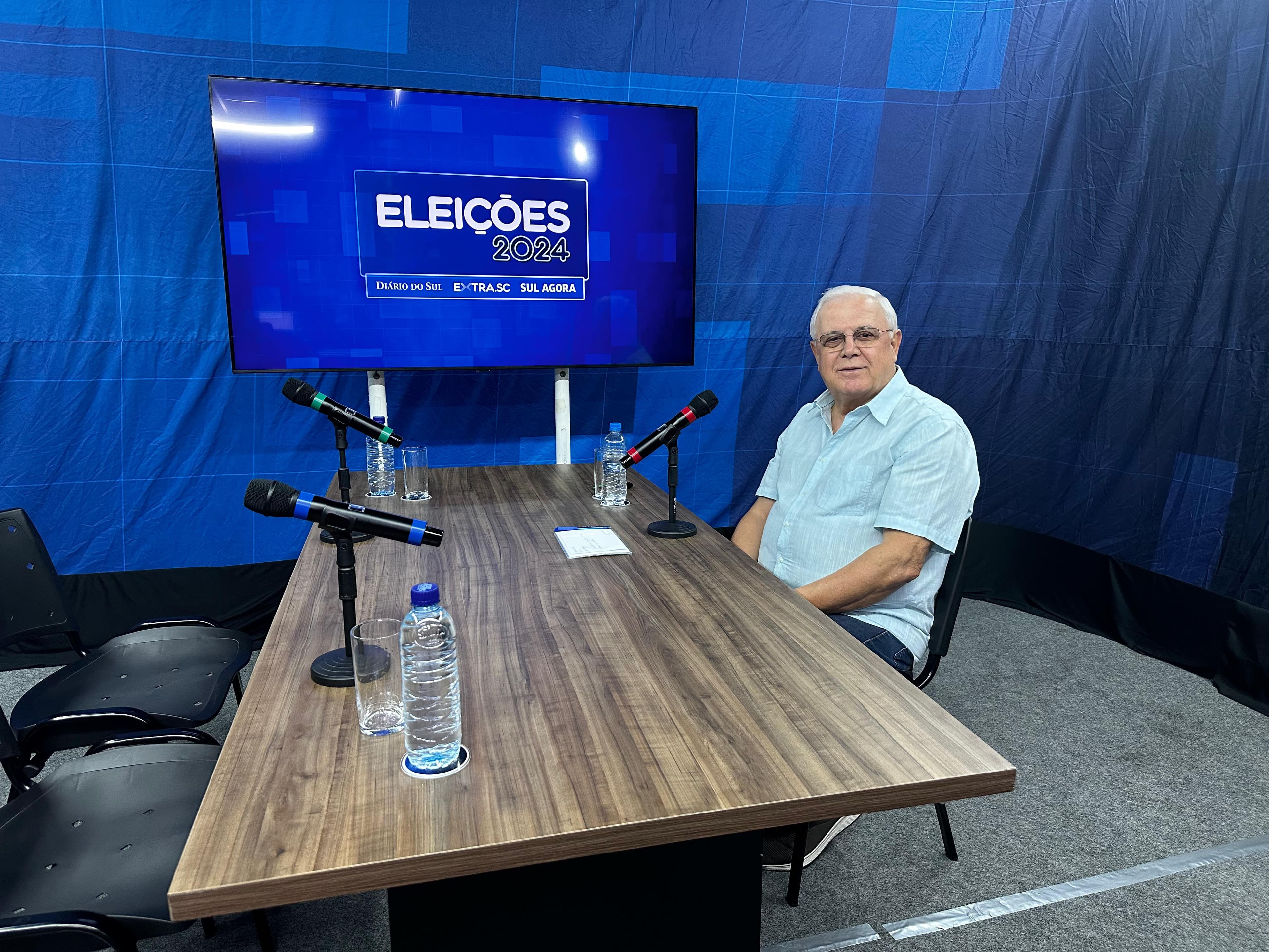 Entrevistas com os candidatos à prefeitura de Tubarão serão exibidas a partir desta quarta (25)