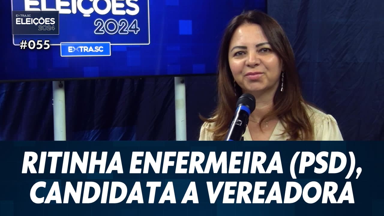 ASSISTA: Conheça Ritinha Enfermeira (PSD), candidata a vereadora de Tubarão – Eleições #055