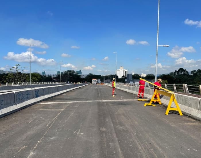 Nova ponte entre Tubarão e Capivari de Baixo deve ser liberada ao tráfego nesta quinta (19)
