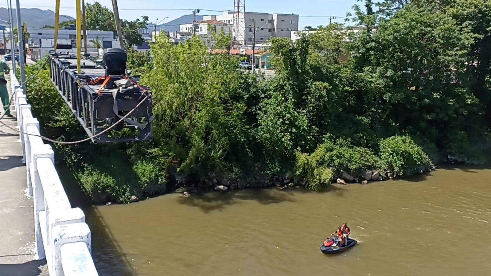 Show das águas dançantes no rio será a nova atração do Natal de Tubarão