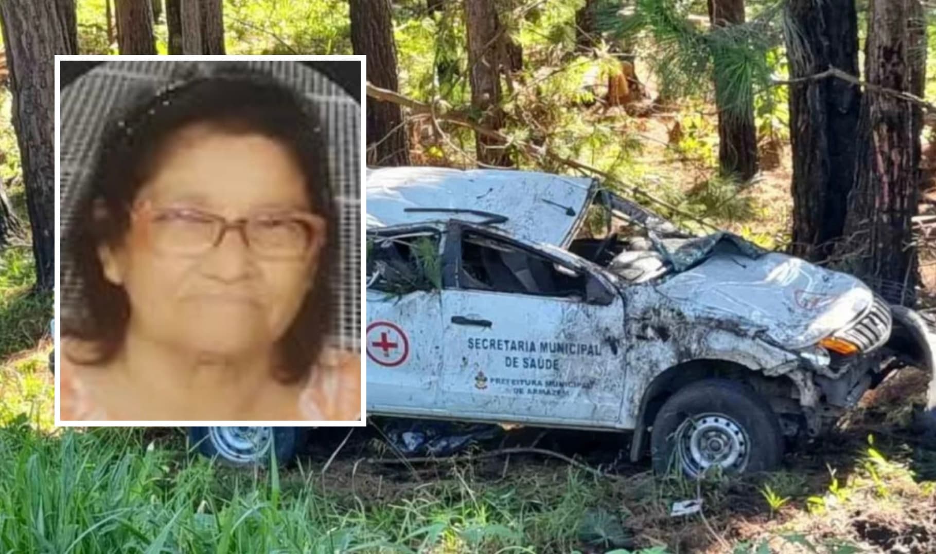 Morre a segunda vítima de acidente no Paraná com veículo da Saúde de Armazém