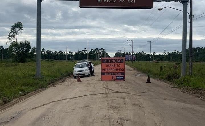 Empresa responsável pela obra de pavimentação da estrada da Praia do Sol é notificada