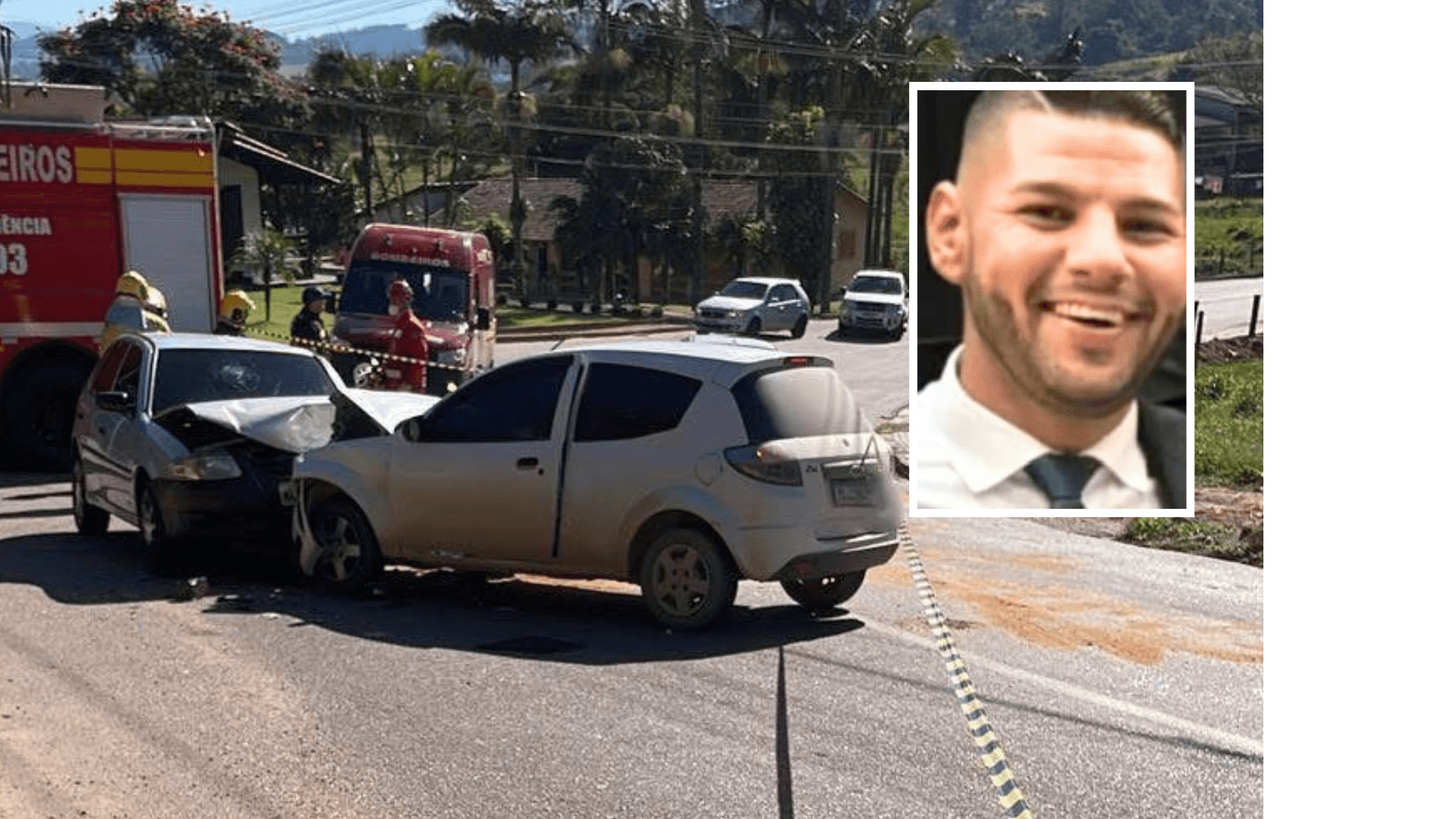 Homem morre e quatro pessoas ficam feridas em grave acidente