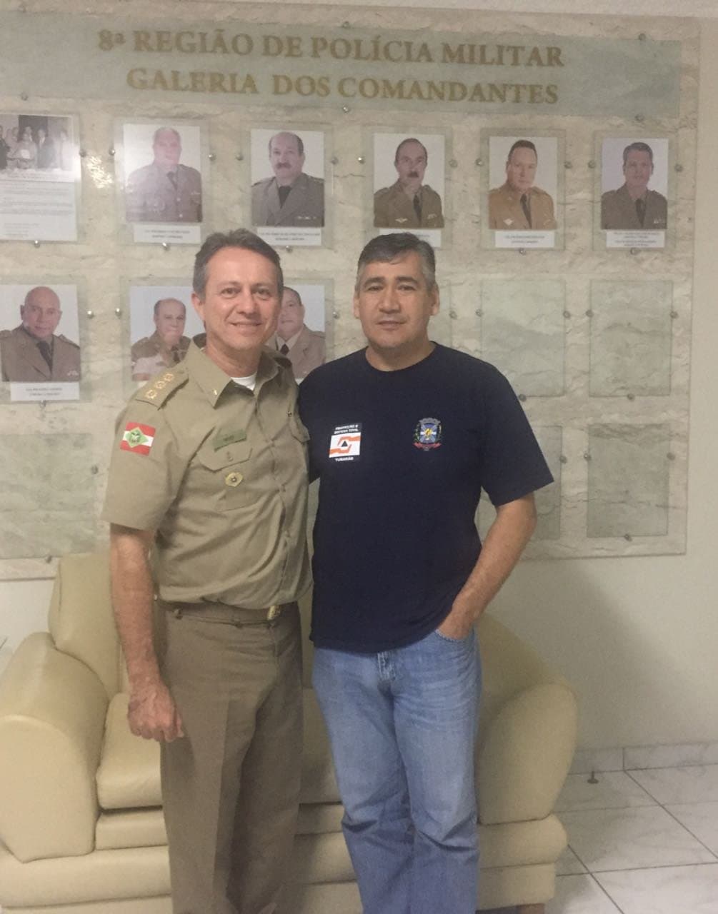 Defesa Civil e comando regional da PM estabelecem trabalho conjunto