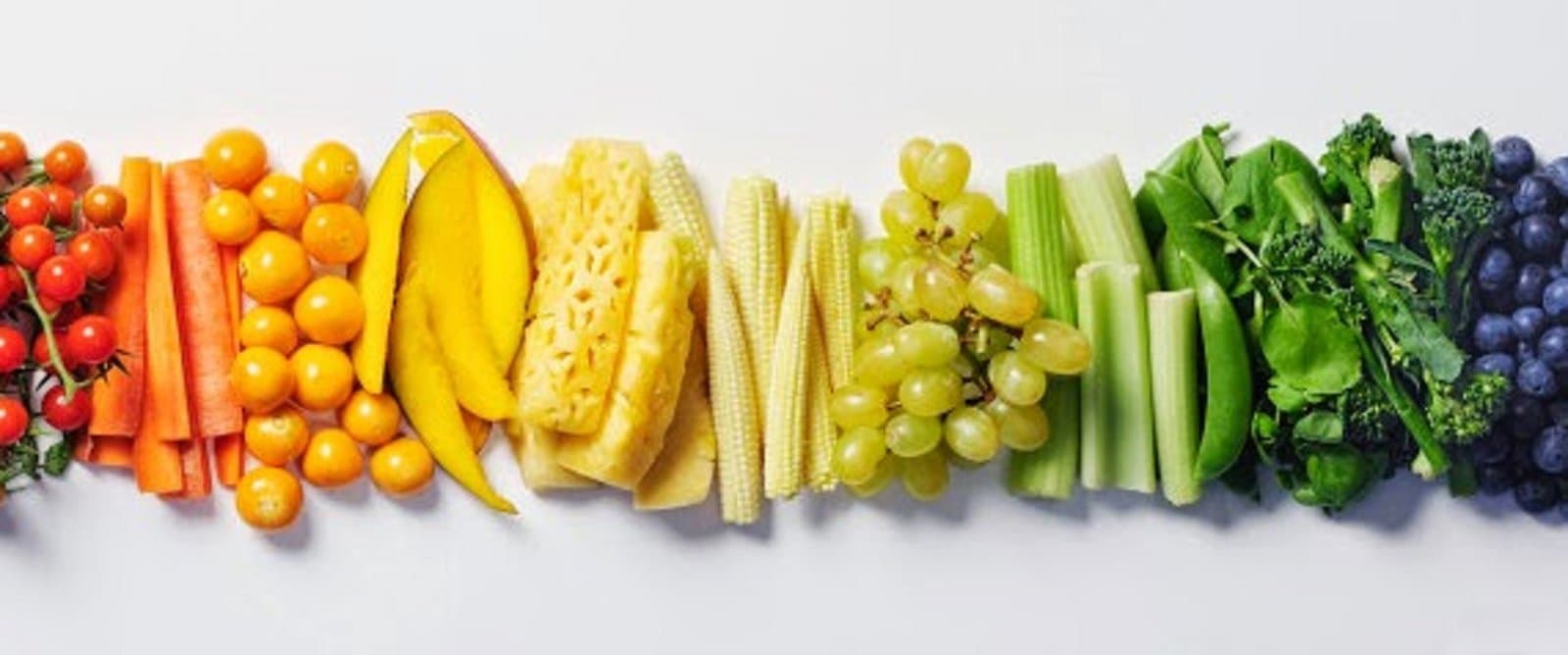 Os alimentos e suas cores…