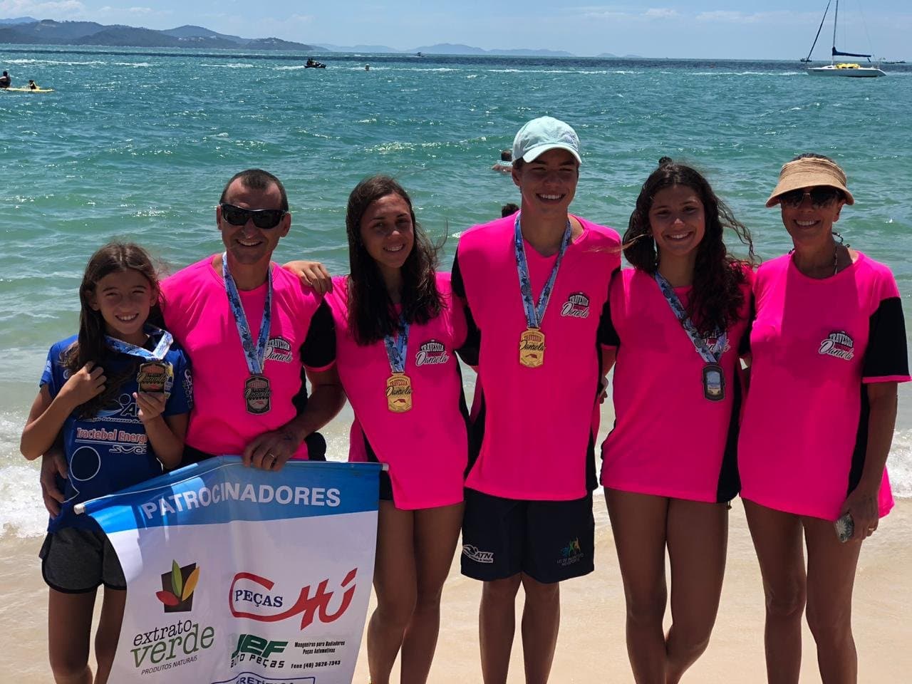 Nadadores de Tubarão conquistam oito medalhas no Grand Prix