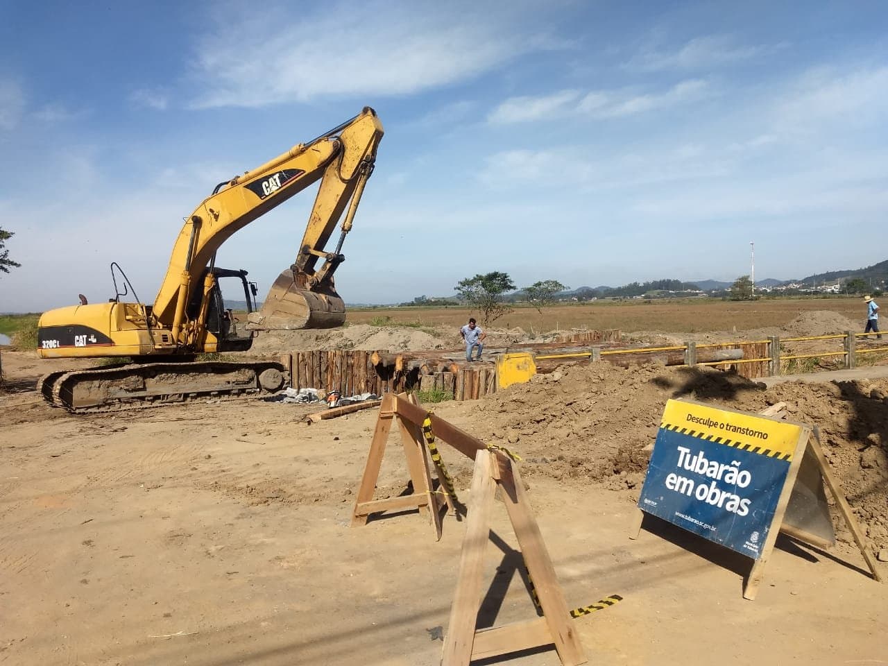 Ponte provisória no Monte Castelo será concluída nesta semana