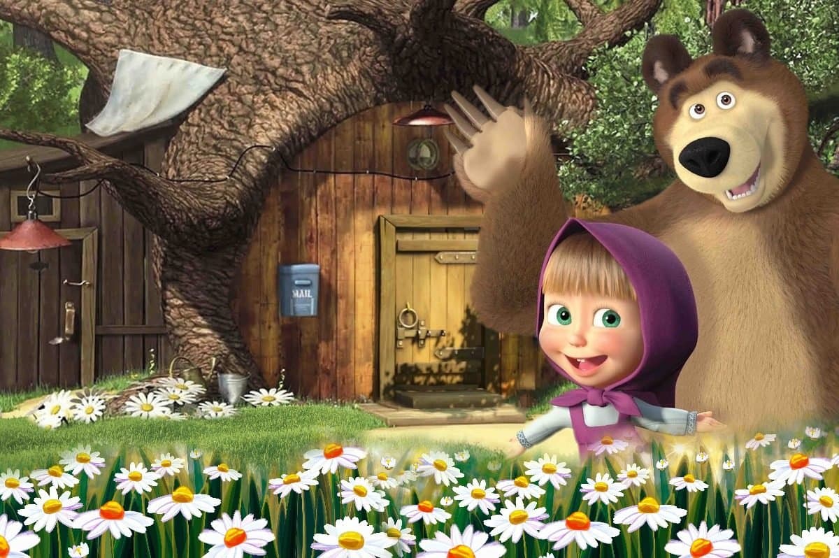 Sucesso entre a criançada, turma de Masha e o Urso se apresenta na Hangar, neste domingo (1º)