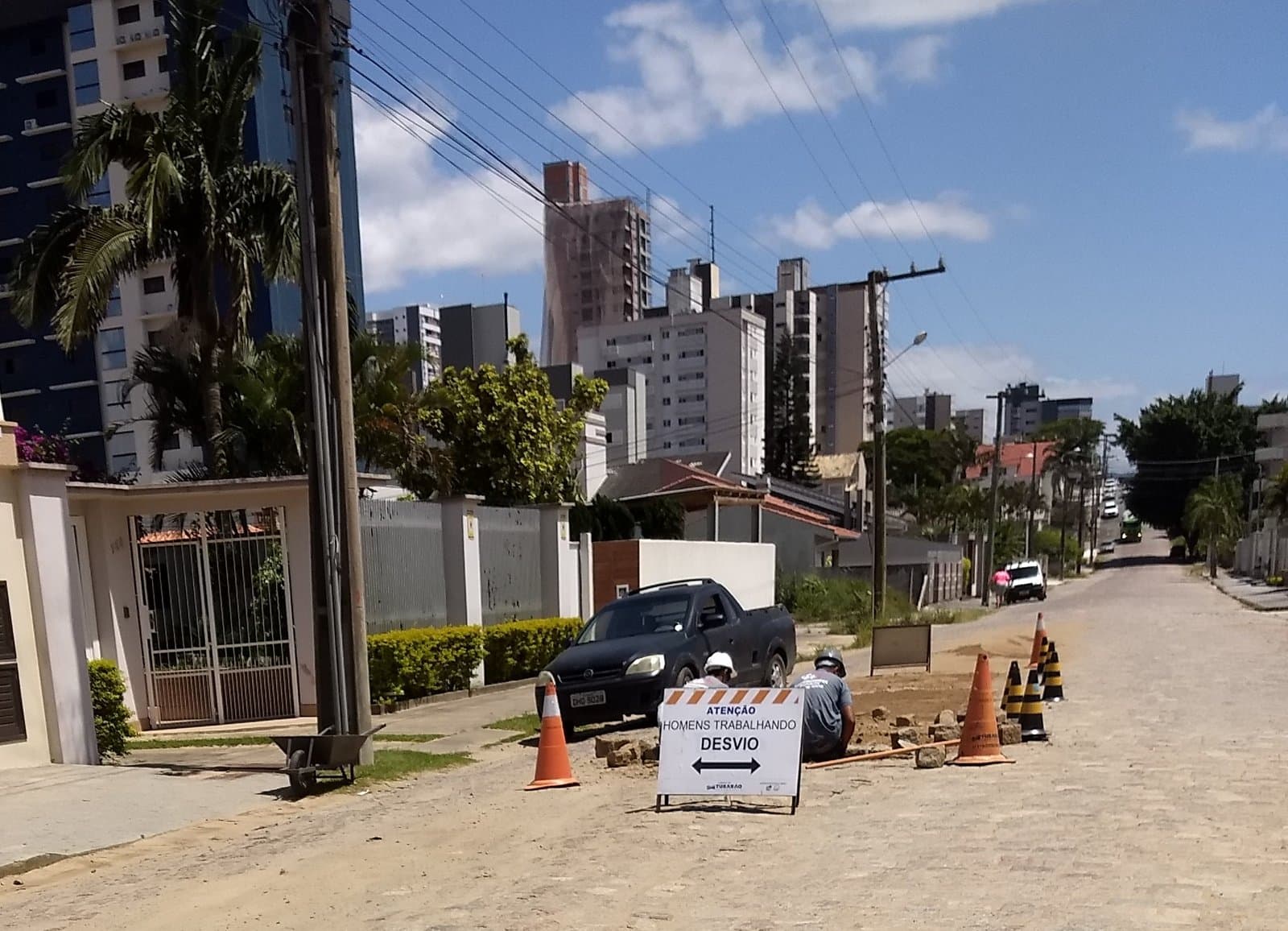 Cinco ruas estarão em obras nesta quarta-feira (11)