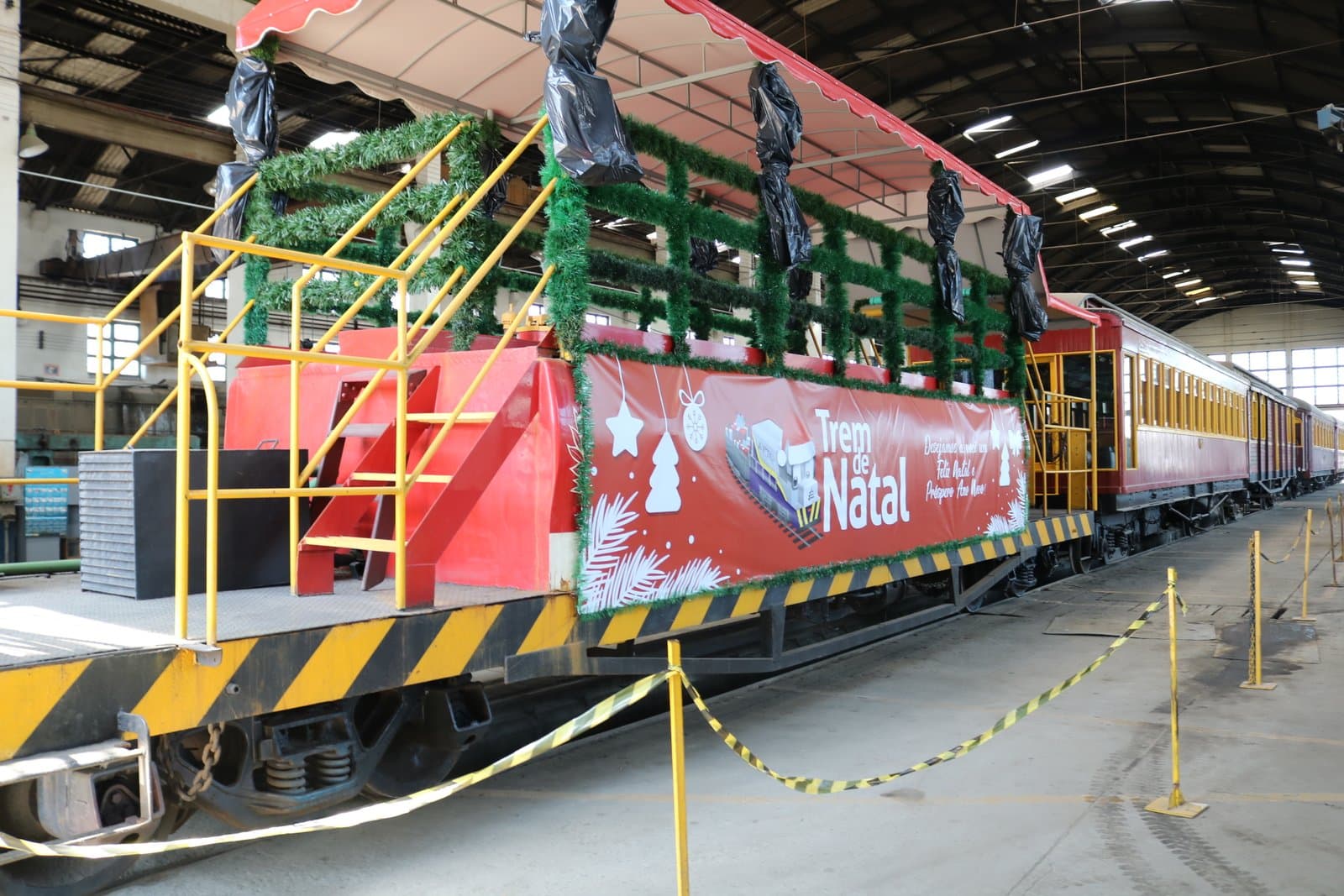 Trem de Natal percorrerá 164 quilômetros nesta semana