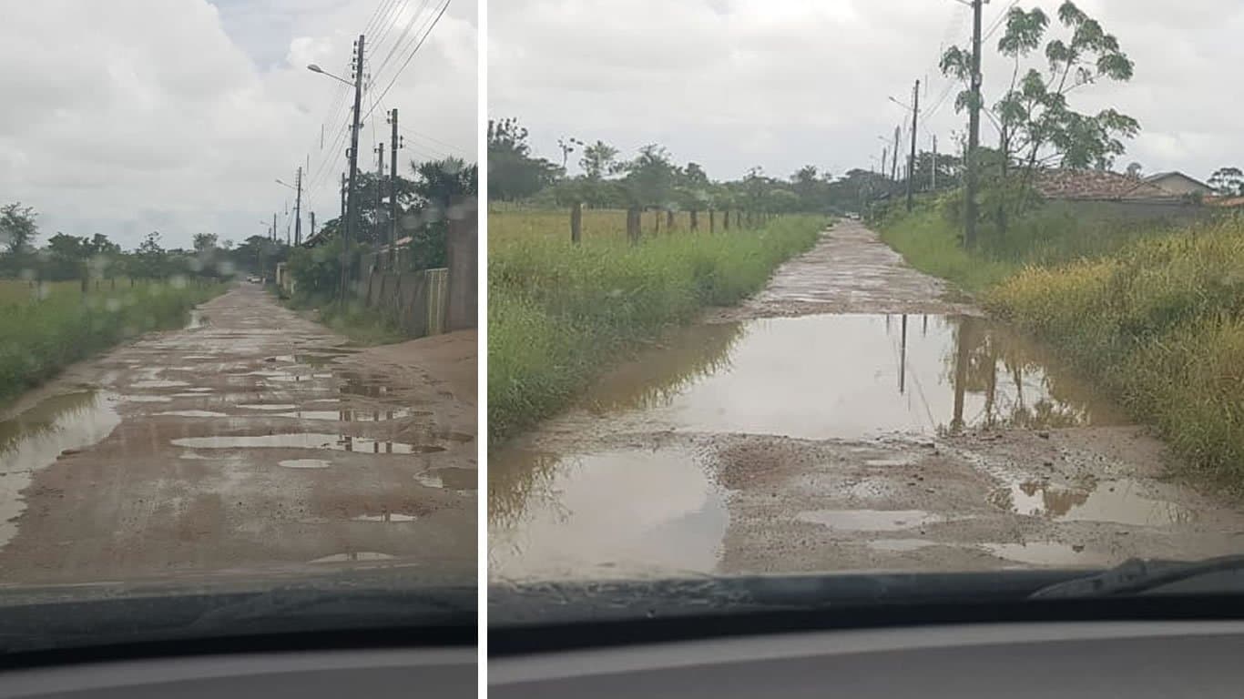 Moradores do São Clemente reclamam de buracos e pedem providências