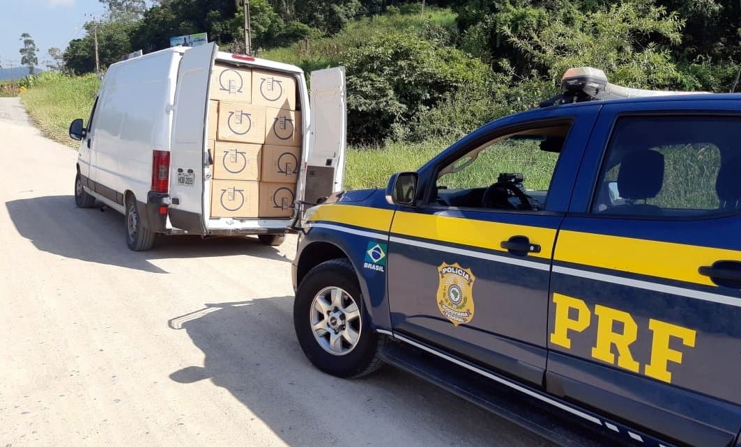70 mil maços de cigarros contrabandeados são apreendidos pela PRF